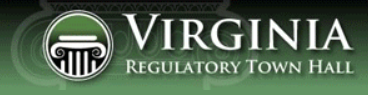 Virginia Regulatory Town Hall logo