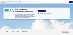 FOIA NextRequest portal