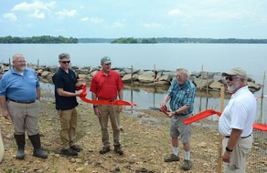 Berkeley Plantation living shoreline