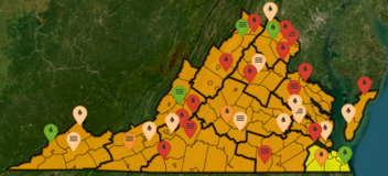 A screenshot of the DEQ drought monitoring dashboard