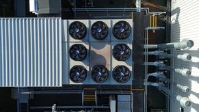 Ventilation systems at a data center