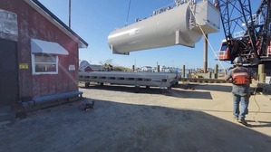 New Petroleum tank for Tangier Island