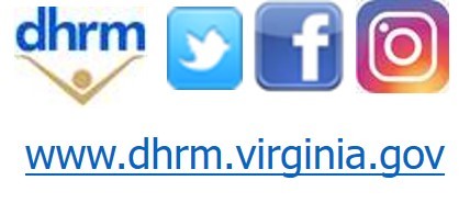 DHRM website and social media logos
