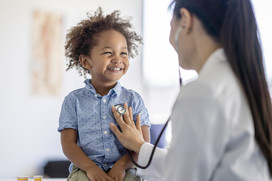 child at doctor