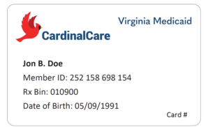 Cardinal Care ID card