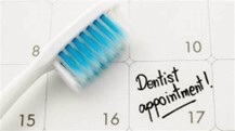 Dentist Appointment Reminder in a Calendar