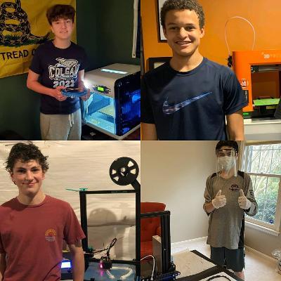 Virginia high schoolers turn pandemic printers to aid PWC medical workers