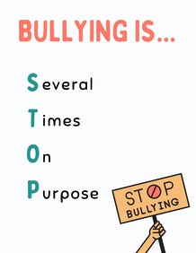 Bullying Prevention Poster Snapshot