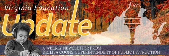 Virginia Education Update Header - Fall Leaves