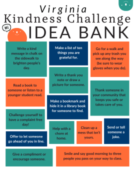 Kindness Idea Bank (Younger Version in Color)