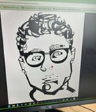 A digital self portrait made using only fonts and characters