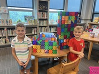 Students doing STEM activity