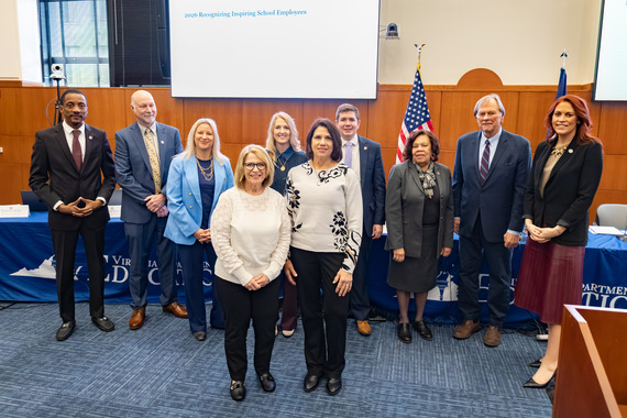 RISE winners with Board of Education