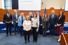 RISE Award winners with the Virginia Board of Education