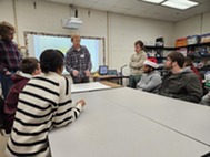 Students in Architectural Drawing Class