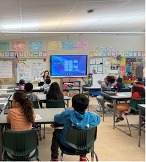 Superintendent Conway at Broad Rock Elementary