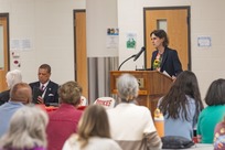 Superintendent Conway at the Listening Session