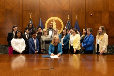 Governor Spanberger signing legislation
