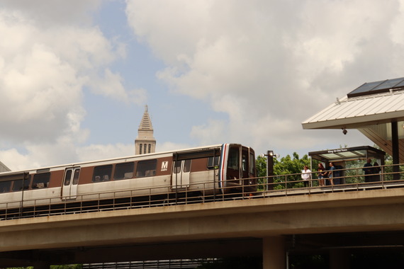 Metro passengers