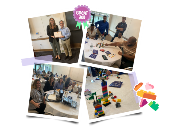 Fall staff event with legos