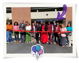 Ribbon cutting photo