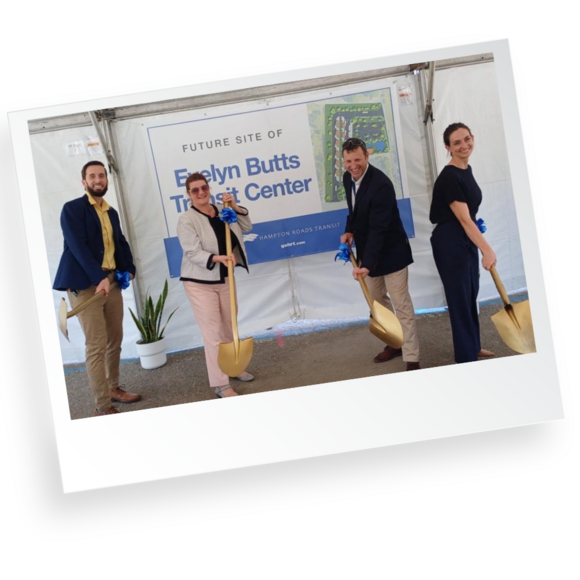 Evelyn Butts Transit Center Groundbreaking