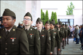 Servicemembers at Memorial Day 2023