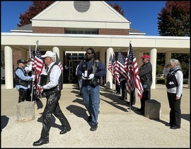 Unaccompanied Veteran - Honor Team Walking