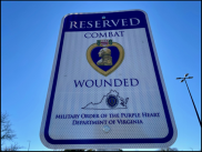 Purple Heart Parking Space