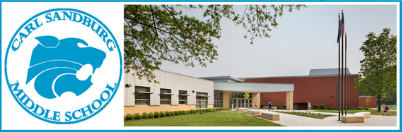 Sandburg Middle School banner