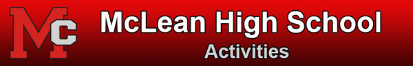 McLean High School Activities banner
