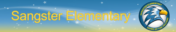 Sangster Elementary School banner