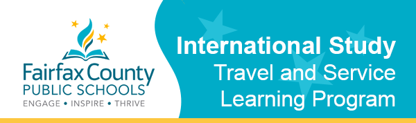 FCPS International Study Travel and Service Learning Program banner