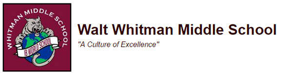 Walt Whitman Middle School banner