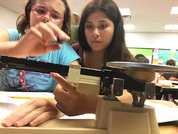 Students using a scale.