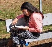 girl reading