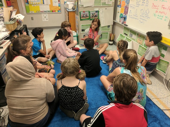 reading in French class