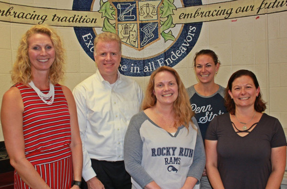 PTA officers and Dr. Goodloe