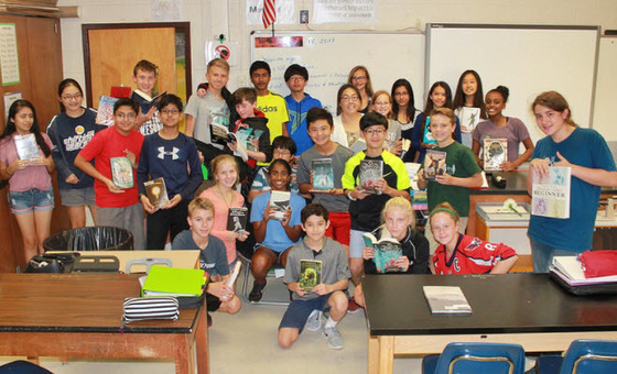 students caught reading