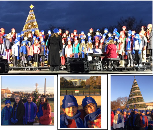 singing at the ellipse