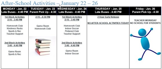 after school activites