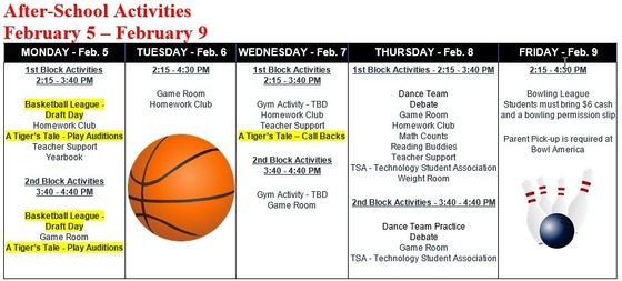 AFTER SCHOOL ACTIVITIES