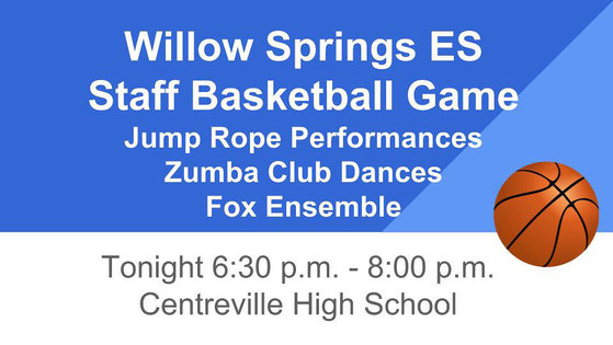 Staff Game Tonight Centreville HS