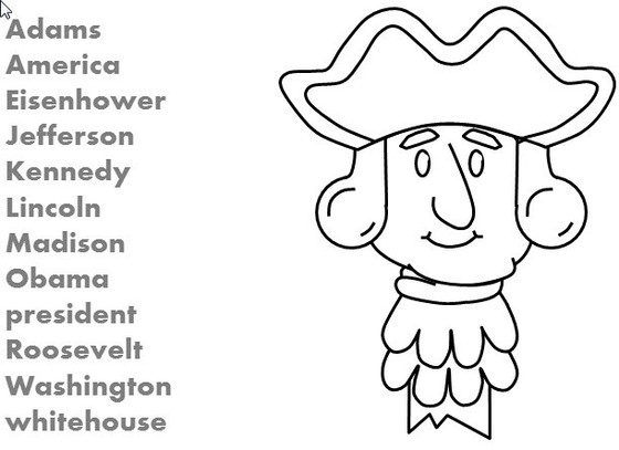 president wordsearch  bottom