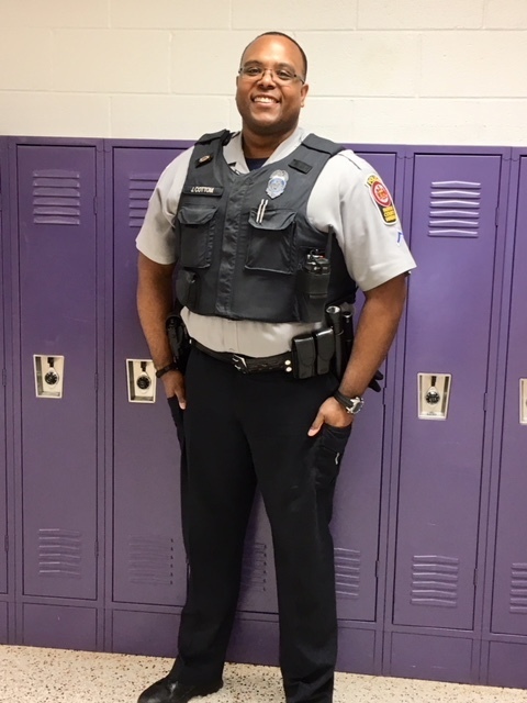 Student Resource Officer James Cottom