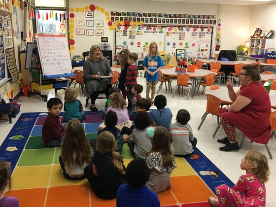 kindergarten students