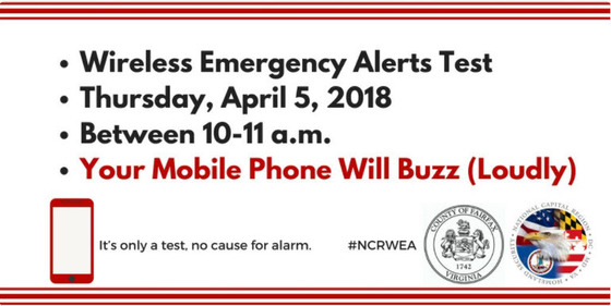 Wireless Emergency Test Alerts on April 5