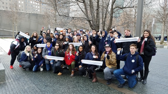 EMS students at the 9-11 Memorial
