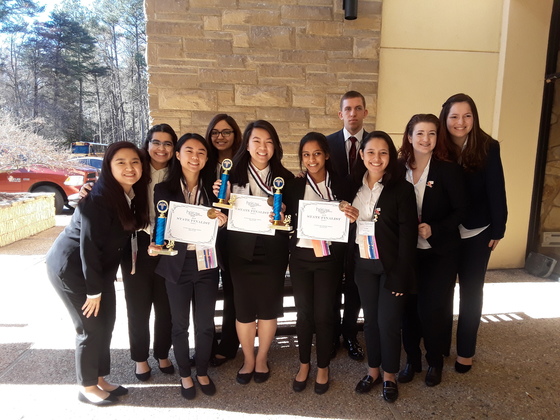 Students participating in HOSA States