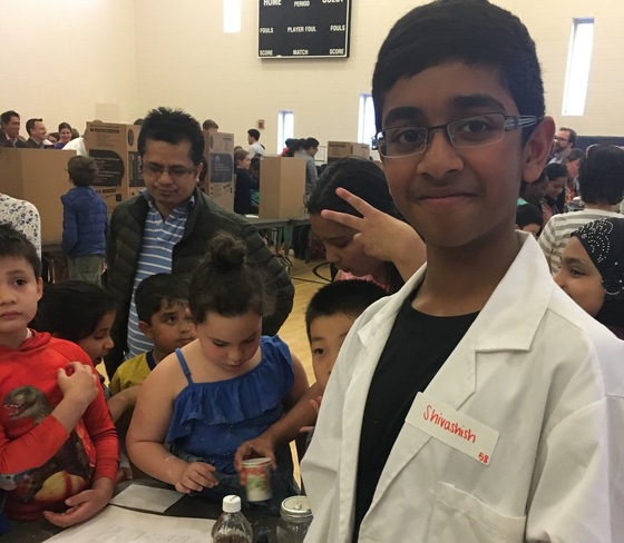 Student scientist on Einstein Night
